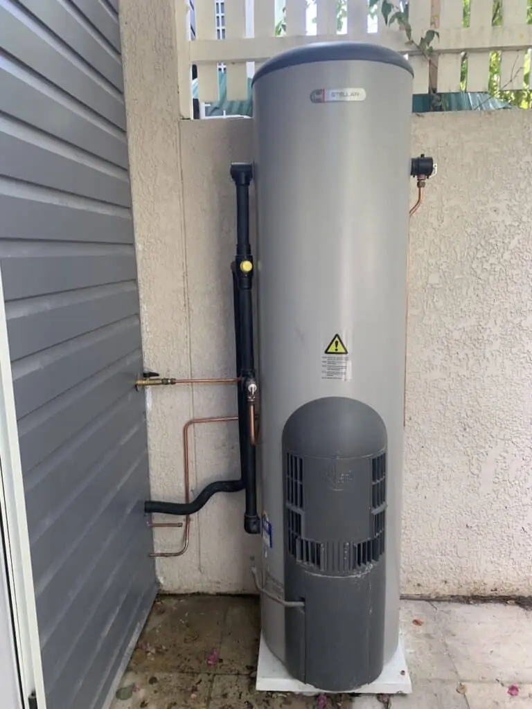 hot water system installed at residential place