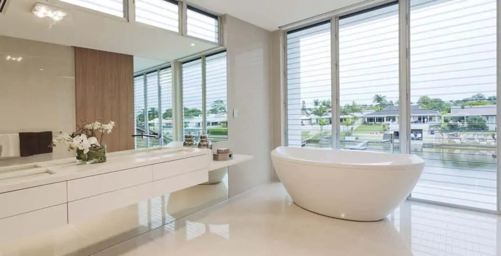 high quality and modern bathroom after renovations